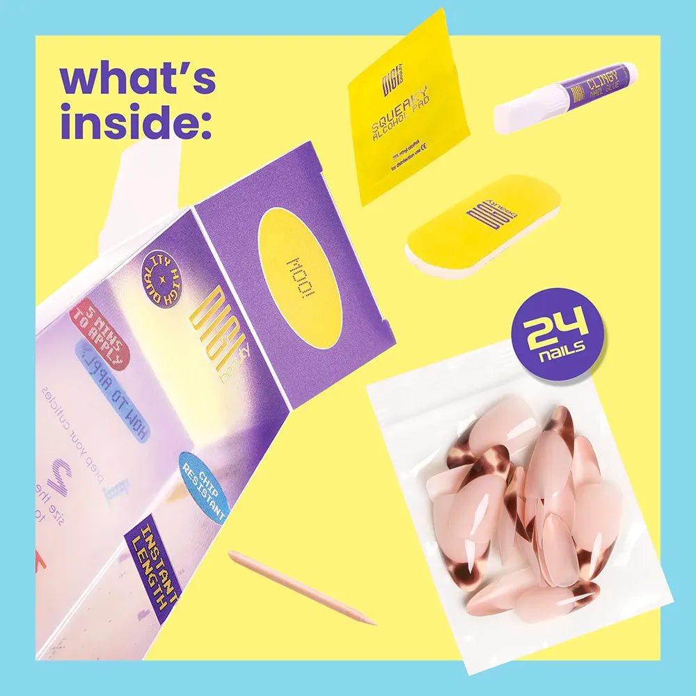 Digi Fall Drop Press-On Nail Collection